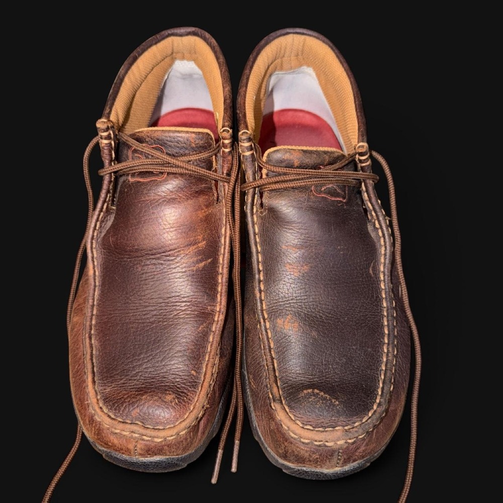 Twisted X Men's Brown Chukka Driving Mocs — Size 9.5 Wide